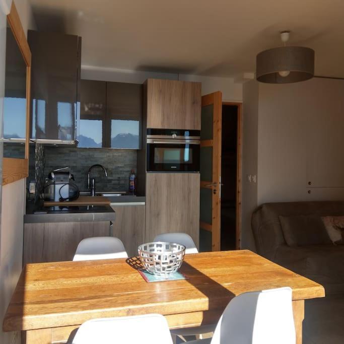 Appartement Entierement Renove, Vue Exceptionnelle Huez Exterior foto